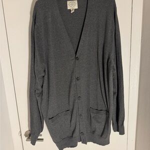 St. John's Bay Charcoal Cardigan Sweater